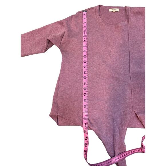 Retrology Women's Pink Pullover Knot Front Sweater Size Medium - Picture 2 of 16